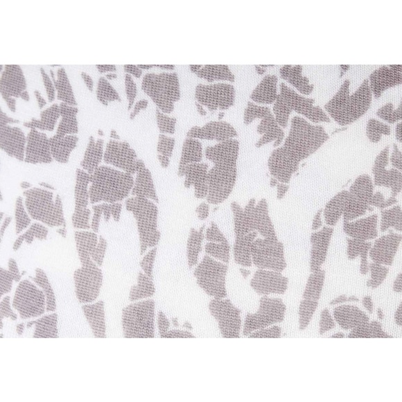 ECOSKIN White & Gray Animal Print Hi Low Fitted Sheath Dress Size M - Picture 5 of 6